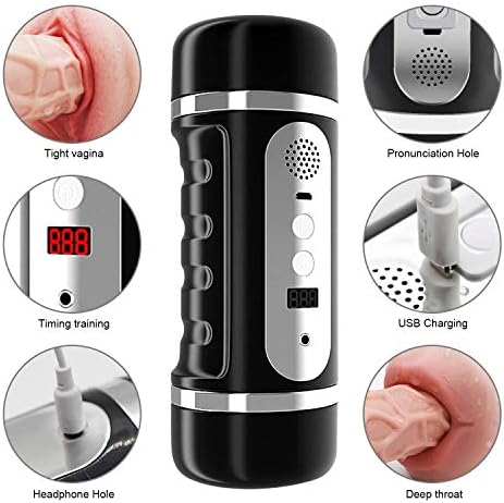 Handsfree Automatical Piston Telescopic Rotation Multi Modes Speeds USB Rechargeable Men Oral Sleeve Stroker S(exy for Men se'x Toy six Toys for Mens- Sexy Underwear for Men