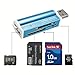 M.Way Portable USB2.0 Multi Micro SD M2 TF MMC SDHC MS Memory Card Reader blue