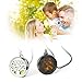 RoyAroma 2PCS 25MM Cloud & Mini Tree of Life Aromatherapy Essential Oil Diffuser Necklace Two Patterns Pendant Locket Jewelry,23.6