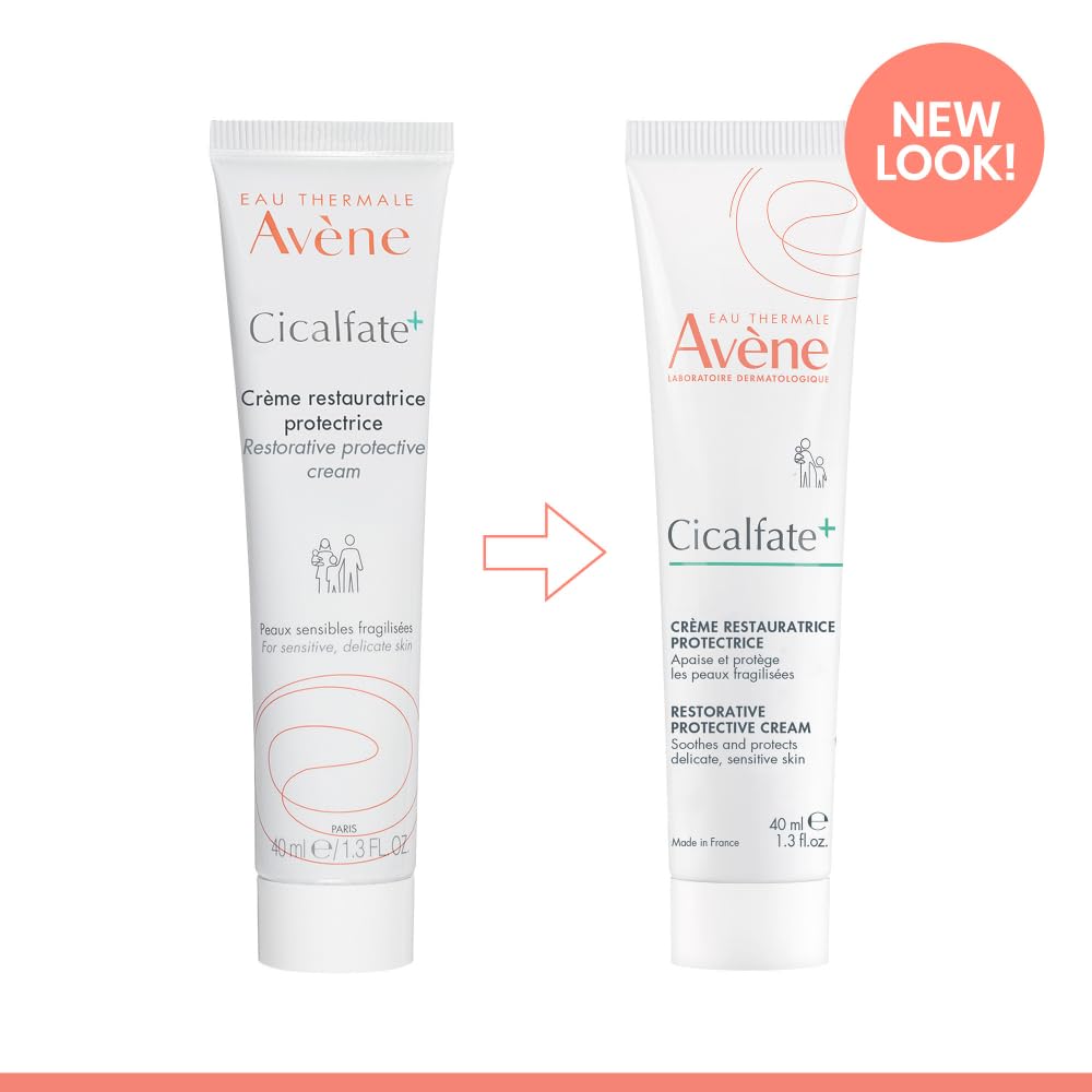Avène Cicalfate+ Restorative Protective Cream, Face Moisturizer, face cream for sensitive skin, helps restore skin barrier, restorative cream, safe for infants, children and adults