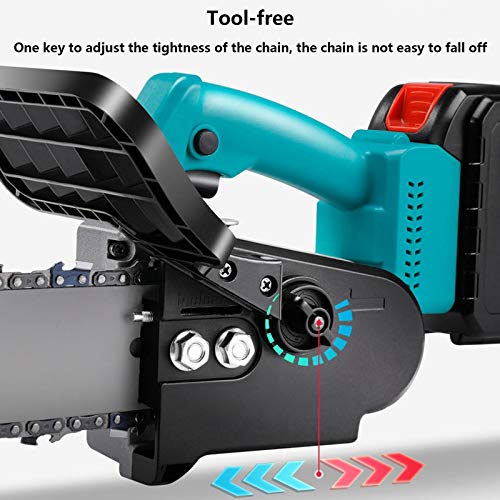QILIN 1580W Mini KettensäGe Mit Bürstenlosem Motor, 10-Zoll-Akku-Kettensäge Mit Wiederaufladbarer Batterie… – Bild 6