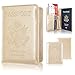 Passport Holder Case, ACdream Protective Premium Leather Wallet Case for Passport, Gold