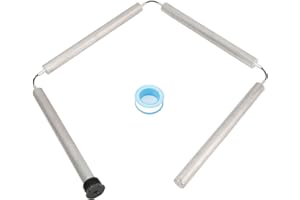 CHEOTIME Water Heater Anode Rod, 42in Flexible Magnesium Anode Rod, Flexible Water Heater Anode Rod 3/4in Npt Universal Fit f