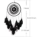 Ricdecor Dream Catcher Handmade Traditional White Feather Dream Catcher Wall Hanging car Hanging Decoration Ornament Dia 6.5