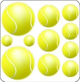 Peel And Stick Tennis Ball Stickers Tennis Decals Wall Art