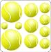 Peel And Stick Tennis Ball Stickers Tennis Decals Wall Art