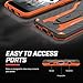 Zizo Static Cover for Samsung Galaxy S7 Edge Case with [Military Grade] with Built-in Kickstand Shockproof and [Impact Dispersion Technology]
