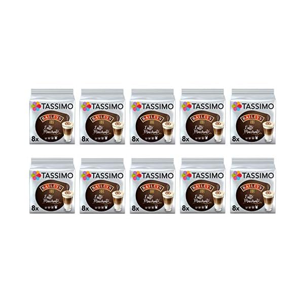 Tassimo Latte Machiatto Baileys Kaffeepads - 10 Packungen (80 Getränke)