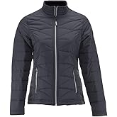 RefrigiWear Women’s Quilted Jacket – Insulated Winter Coat with Reflective Lining, Zip Pockets & Thumbhole Cuffs