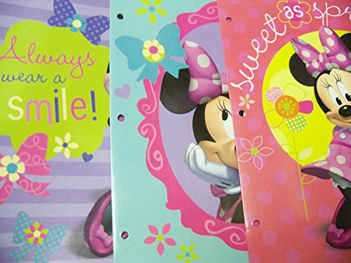 Disney Minnie Mouse Assorted 2-pocket Portfolio Folder