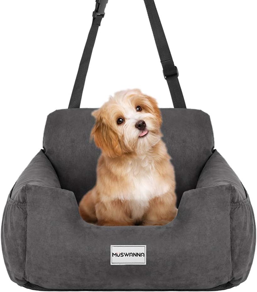 Dog Car Seat Puppy Booster Seat Pet Travel Car Carrier Bed with with