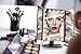 Asani Tri-Fold Lighted Magnification Makeup Mirror with a FREE 10X Spot Mirror | 21 LED Lights & Touch Controls | 1X / 2X & 3X Magnifying Cosmetic Vanity Folding Mirrors for Dresser and Travel (Black)