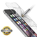 iPhone 6 Plus Screen Protector, Gembonics Tempered Glass, 99% Touch-screen Accurate, Round Edge [0.3mm] Ultra-clear Perfect Fit 5.5 inch Maximum Screen Protection from Bumps, Drops, Scrapes and Marks