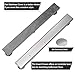 Modbath 24 Inch Linear Shower Drain with 2-In-1Flat Cover and Tile Insert Grate, Floor Drain Brushed 304 Stainless Steel with Hair Strainer, Adjustable Leveling Feet