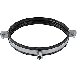 6" Inch Galvanized Pipe Hanger with Rubber