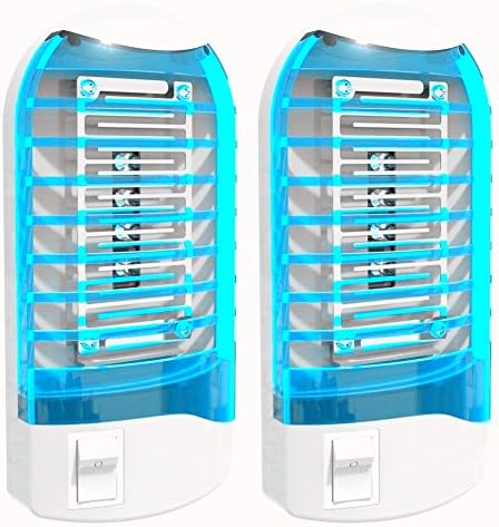 [2-Pack] Willaire Bug Zapper Electronic Mosquito Killer, Non-toxic LED Mosquito Trap Insect Inhaler Lamp blue LED Insect Killer Lamp