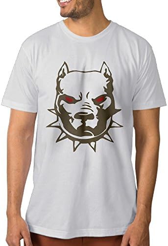 Assinom Mens Fashion Cheap American Bully Tshirt White Adult Funny Tee