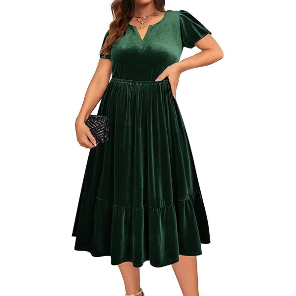 princess polly baby blue dress Elegant Solid Color A-Line Dress for Women - Crew Neck, Split Sleeve,  Stretchy Polyester Blend, Machine Washable main image 0