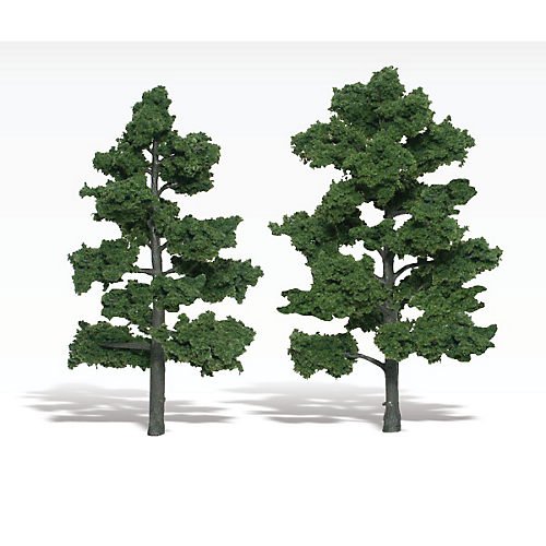 Woodland Scenics Medium Green Ready Made Trees 6