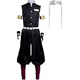 Gonriya Mens Costume Anime Cosplay Outfit Uniform for Adult
