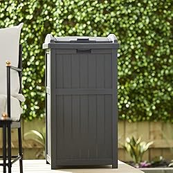 Suncast 30-Gallon Durable Hideaway Trash Waste Bin