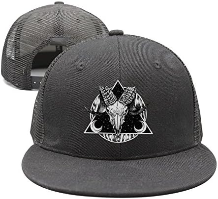Artisfive Baphomet Goat Skull Devil Symbol Baseball Cap Trucker Mesh Snapback