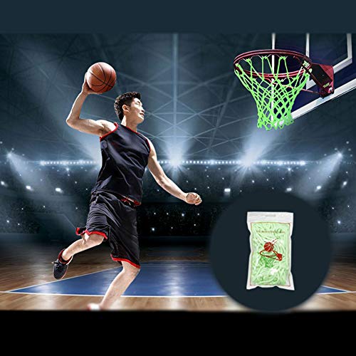 Sunsign Nightlight Basketball Net,Glow in The Dark Basketball Net,Fits