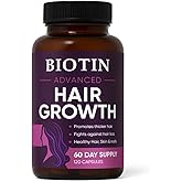 WGYPEU Hair Growth Vitamins, Biotin 10,000mcg, Collagen, Saw PalmettoA, C, D3, E, Complex, Naturally Regrow Stronger & Healthier Hair, Skin and Nails, Stops Hair Loss, 60 Day Supply