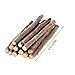 Malier 400g (14oz) Apple Sticks Pet Snacks Chew Toys for Guinea Pigs Chinchilla Squirrel Rabbits Parrot hamster degus gerbil ( About 120 - 140 Sticks )