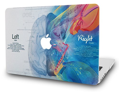 KEC Laptop Case for Old MacBook Pro 13" (CD Drive) Plastic Case Hard Shell Cover A1278 (Brain 3)