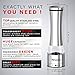 PowerLix Salt And Pepper Grinder Set , 2 Manual Pepper Mill and Salt Mill Shakers With Adjustable Ceramic Grinder, Brushed Stainless Steel And Glass Construction, Ergonomic Design, Huge Capacity mills