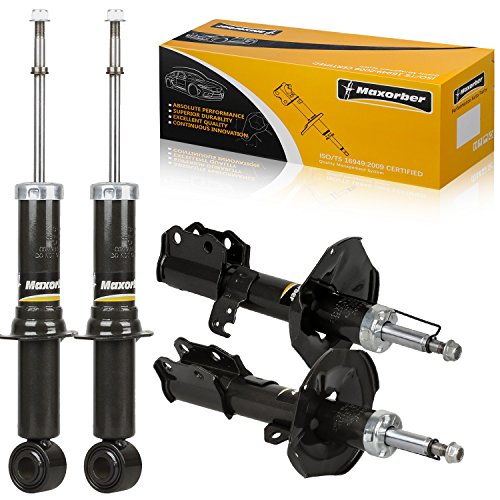 Maxorber Front Rear Full Set Shocks Struts Absorber Compatible with Toyota Corolla 2003 2004 2005 2006 2007 2008 Shocks Absorber 334450 334451 344612 344612 72114 72115 71373