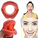 Gnker Facial Slimmer Exercise Mouthpiece Trainer Tightener (2 Pack- Red)