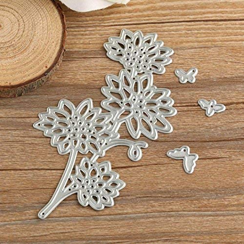 Metal Cutting Dies, NXDA Embossing Dies Stencil Template for DIY Scrapbook Album Paper Card Craft Decoration (N)
