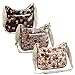 Anladia Owl Cartoon Oilcloth Messenger Cross Body Satchel Shoulder Bag Double Zipper