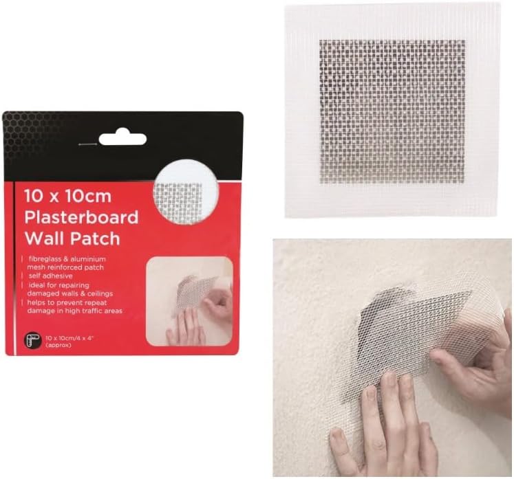LORD C Plaster Board Patch Self Adhesive Aluminum Mesh 10x10cm