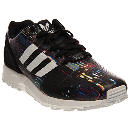 adidas Originals Women's ZX Flux W Lace-Up Fashion Sneaker, Core Black/White/Black, 10 M US
