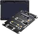 Cablecc mSATA SSD to 2.5" SATA Adapter Converter Case Enclosure for 50x30mm SSD view 5