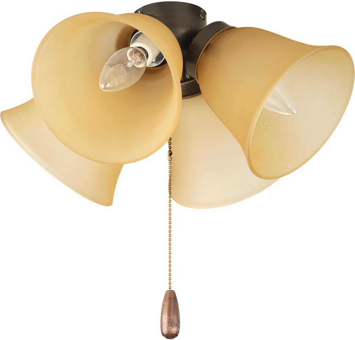 Best Progress Lighting Airpro 4-Light Antique Bronze Ceiling Fan Light