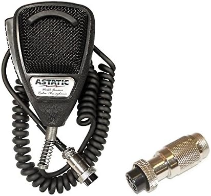 Astatic 636L Noise Cancelling Mic CB Radio Microphone W/ 5-Pin HR Adapter