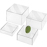 LUOBAO Acrylic Display Risers, 5-Sided Acrylic