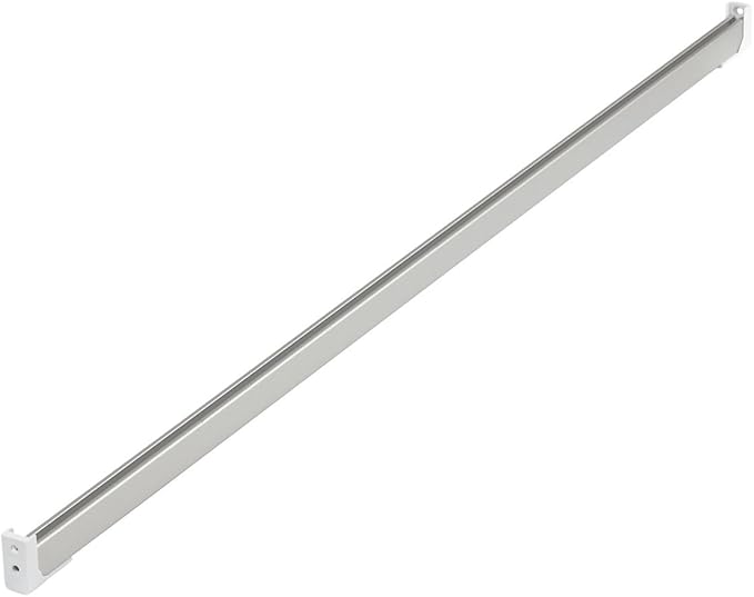 Croydex Straight Straight Shower Curtain Rail Aluminium Silver 915mm