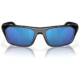 Costa Del Mar Whitetip Pro Rectangular Sunglasses | Polarized Fishing Glasses with UV Protection - Costa Sunglasses for Boating, Beach &amp; Driving - 580G, 57