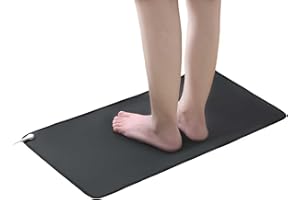 MCZAROA Grounding Mat Kit 2024 Upgraded Universal Grounding Mat with 15ft Grounding Cord – Enhanced Conductivity for Effective Grounding 24x14 Inch