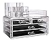 Cosmetic Organizer, PYRUS Makeup Jewelry Organizer Lipstick Liner Brush Holder Boxes(24x15x18.6cm)