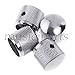 YMC Chrome-Dome-Knob-4pc 4 Pieces Chrome Brass Dome Knob for Etc Guitar or Bass