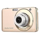 GordVESJB008 2.7 Inch TFT 5X Optical Zoom 15MP 1280x720 HD Anti-shake Smile Capture Digital Video Camera--Gold