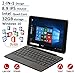 2016 Nextbook Flagship Black Edition Flexx 8.9 Touchscreen 2 IN 1 Tablet Laptop With Keyboard Free Office Moblie (Intel Quad-Core Z3735F Processor, 1G RAM, 32G Storage, IPS Display, Windows 10)