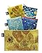 LOQI Museum12 Collection Pouch Reusable Bags, Set of 4