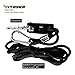 VIVOSUN 1-Pair 1/8 inch 8ft Adjustable Heavy Duty Grow Light Rope Hanger w/Reinforced Metal Internal Gears, Loose-Proof Design (150lbs Weight Capacity)